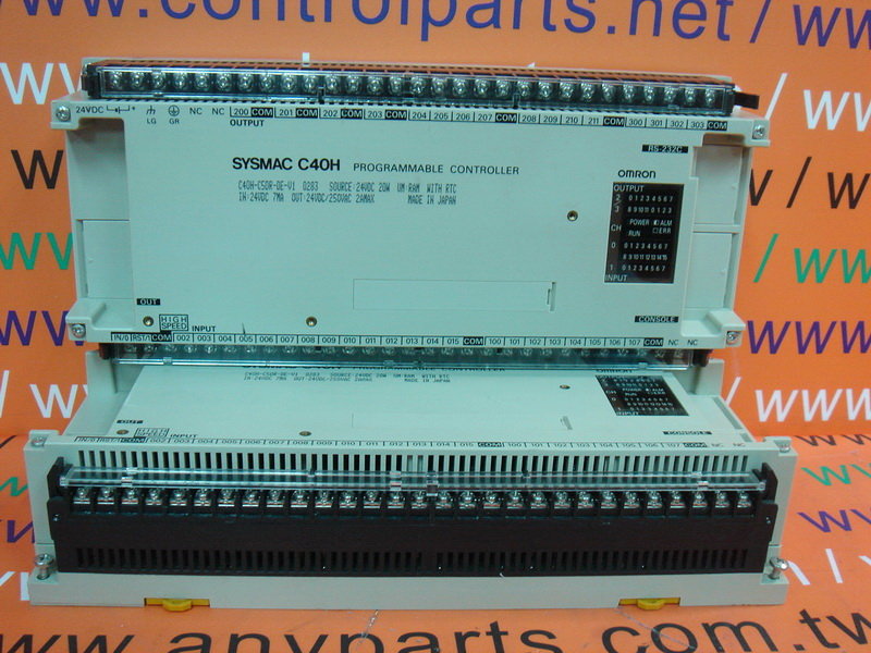 OMRON SYSMAC C40H C40H-C5DR-DE-V1 - PLC DCS SERVO Control MOTOR POWER ...